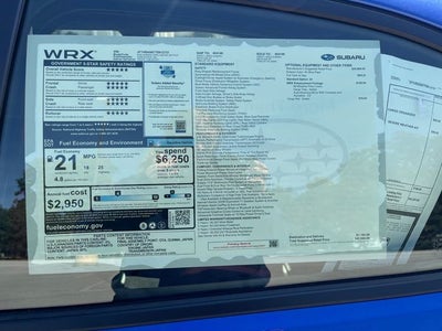 2026 Subaru WRX Limited
