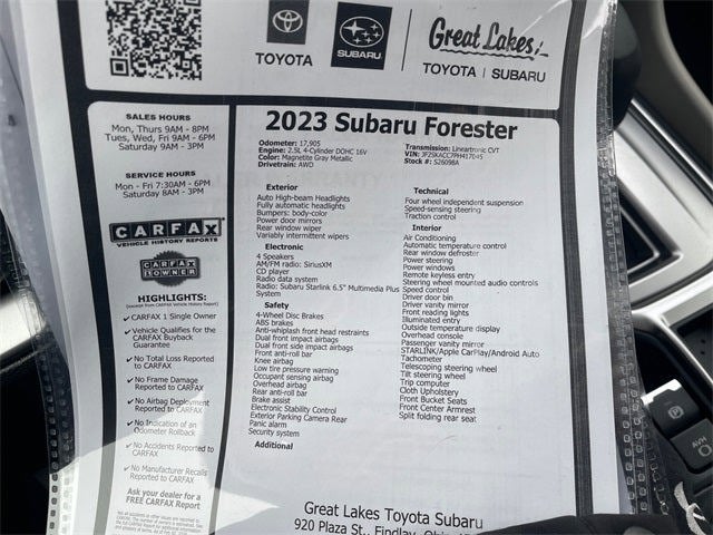 2023 Subaru Forester CVT