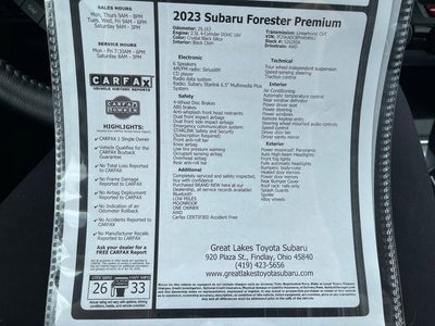 2023 Subaru Forester Premium