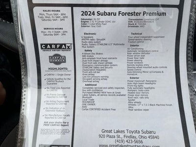 2024 Subaru Forester Premium