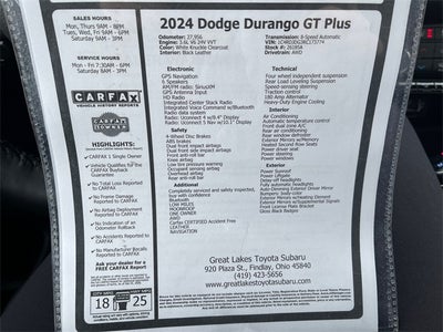2024 Dodge Durango GT Plus