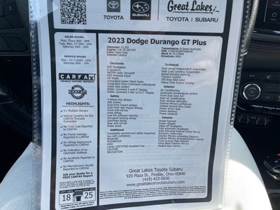 2023 Dodge Durango GT Plus