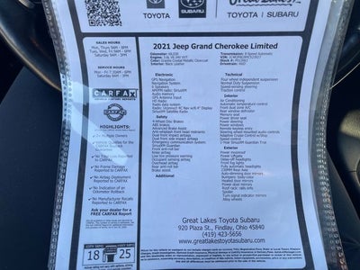 2021 Jeep Grand Cherokee Limited