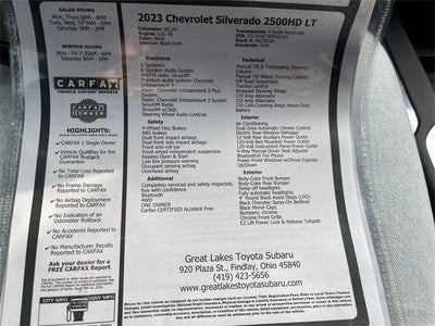 2023 Chevrolet Silverado 2500HD LT