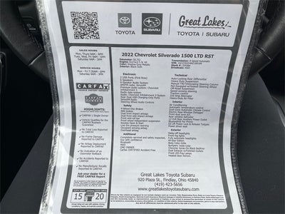 2022 Chevrolet Silverado 1500 LTD RST