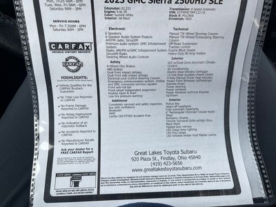 2023 GMC Sierra 2500HD SLE