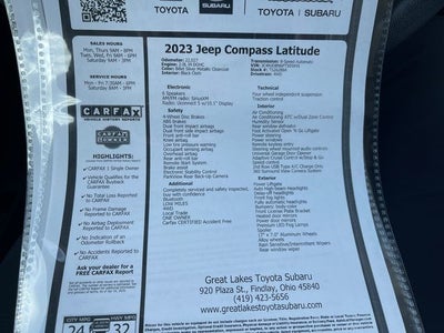 2023 Jeep Compass Latitude