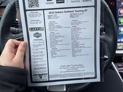 2023 Subaru Outback Touring XT