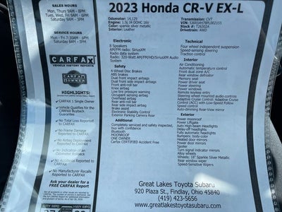 2023 Honda CR-V EX-L