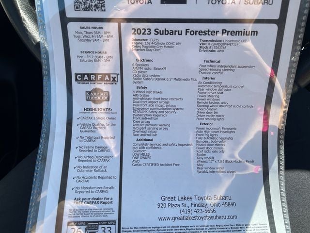 2023 Subaru Forester Premium