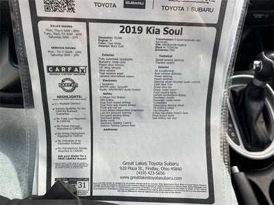 2019 Kia Soul Base