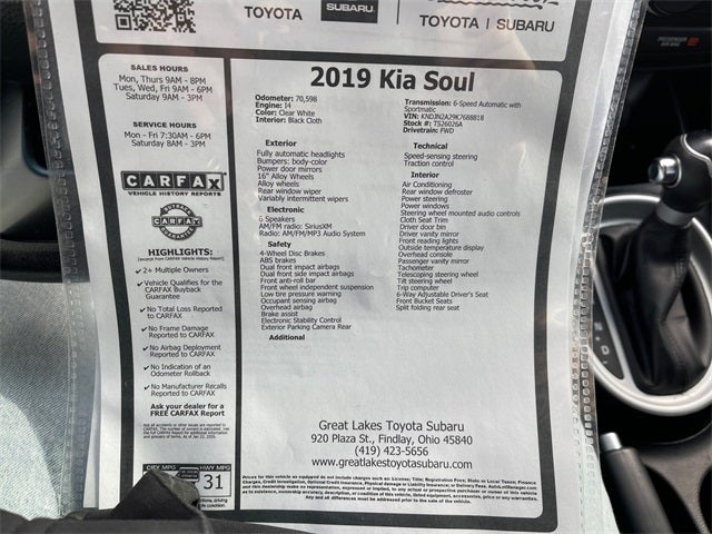 2019 Kia Soul Base
