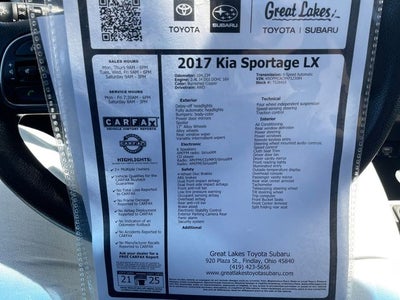 2017 Kia Sportage LX