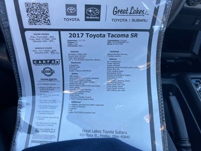 2017 Toyota TACOMA SR SR