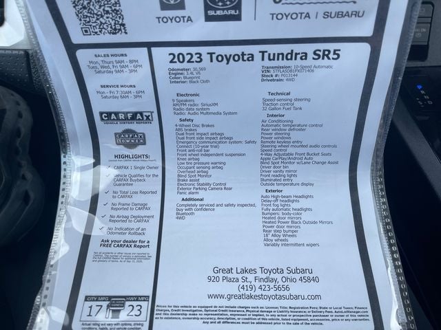 2023 Toyota Tundra SR5