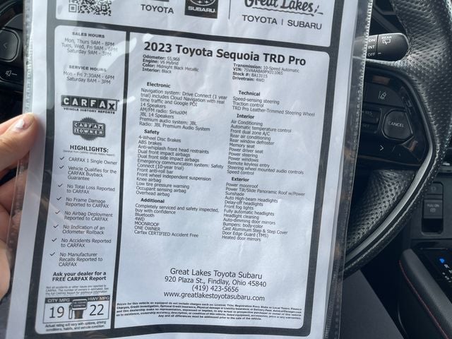 2023 Toyota Sequoia TRD Pro