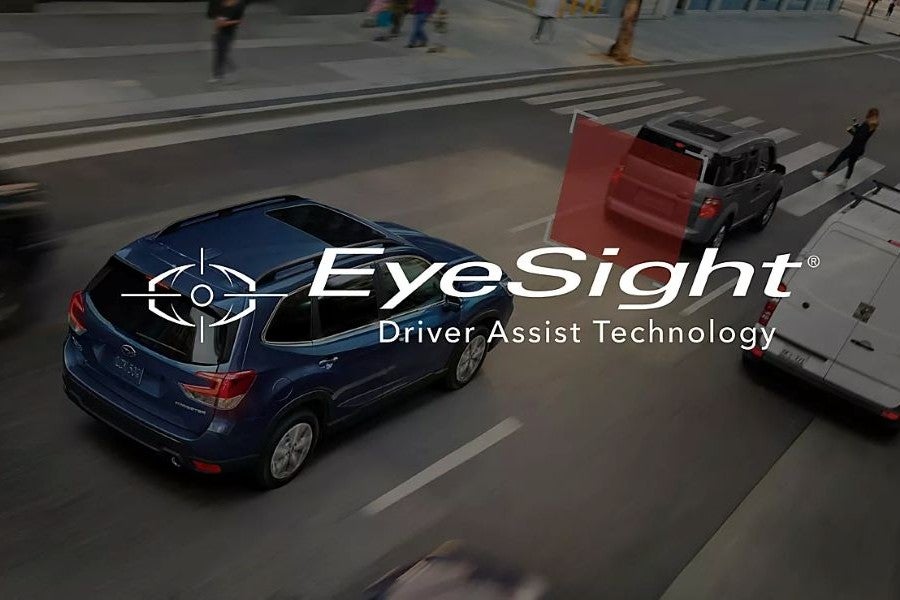 Subaru EyeSight Driver Assist Technology in action