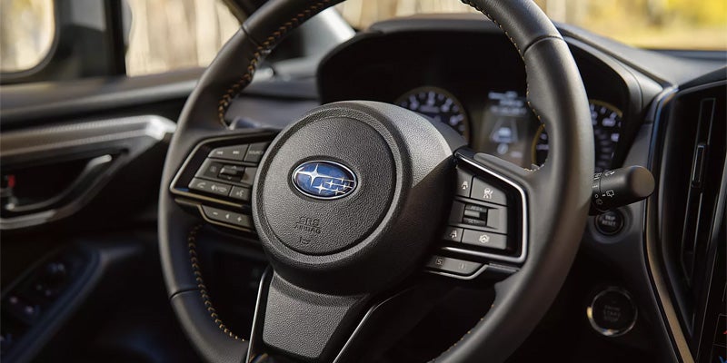 Interior of Subaru crosstrek