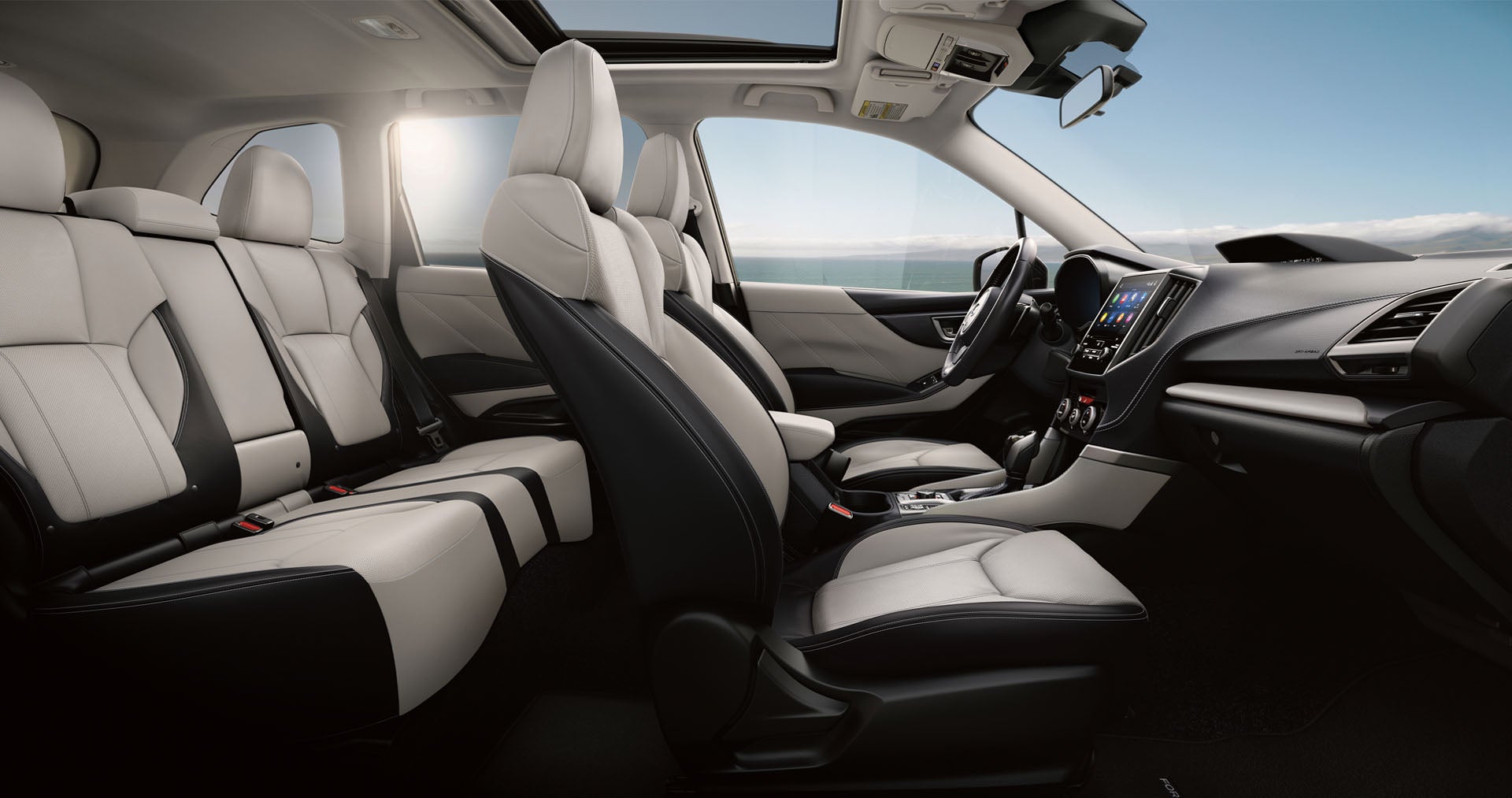 2024 Subaru Forester Limited Interior Gray Leather