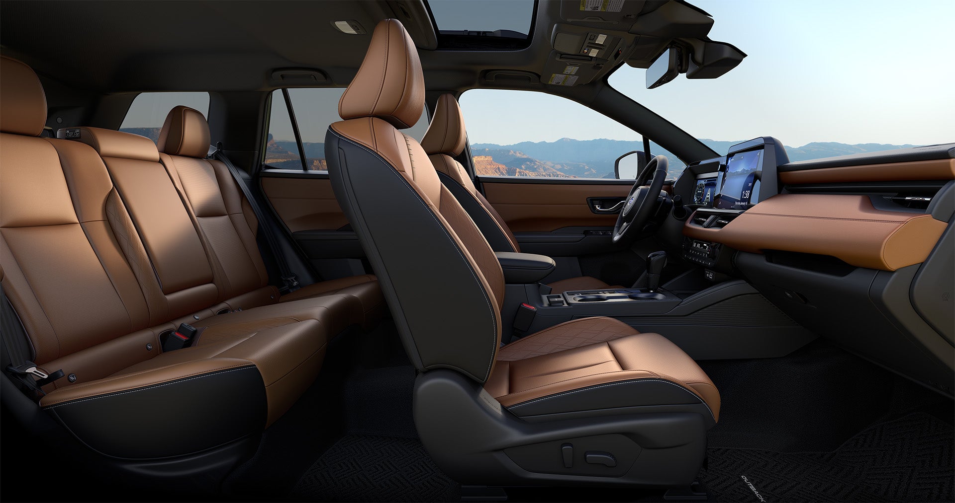 2026 Subaru Outback Touring XT Shown in Java Brown Nappa Leather