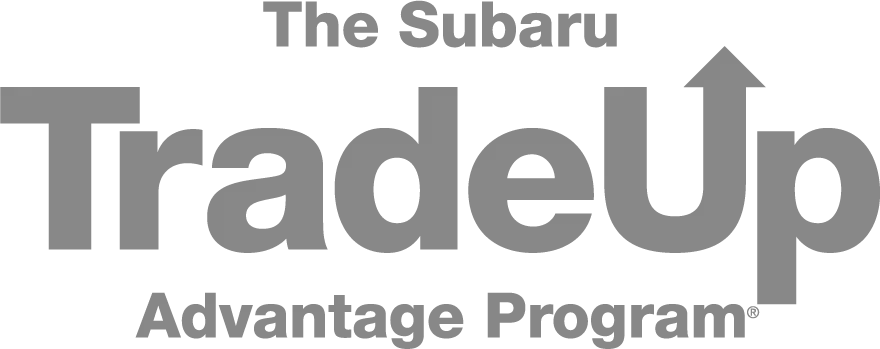 The Subaru TradeUp Advantage Program logo