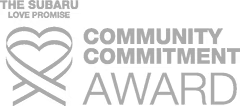 Subaru Community Commitment Award logo