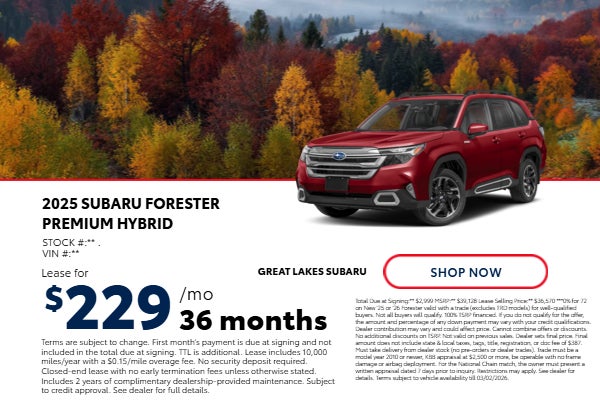  2025 Forester Hybrid