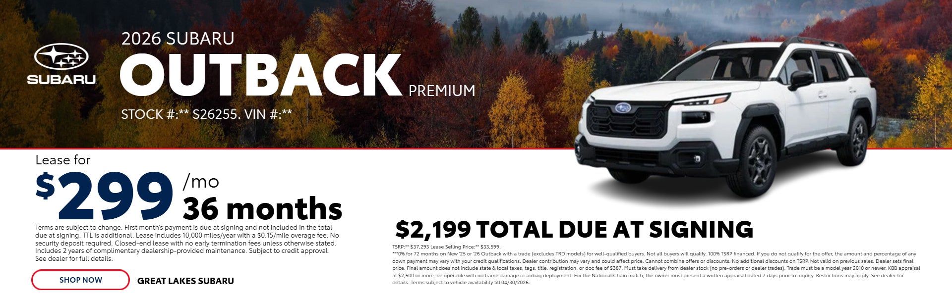 white Subaru outback